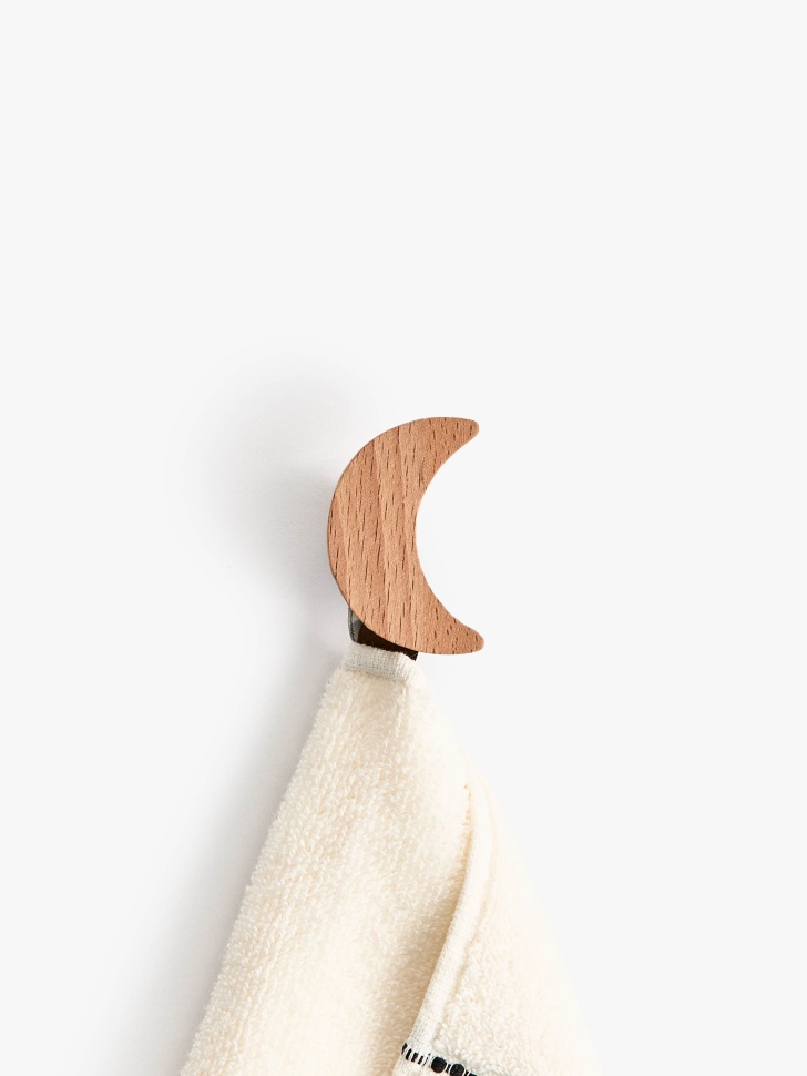 Крючок настенный Sela Луна, коричневый, арт. 37049