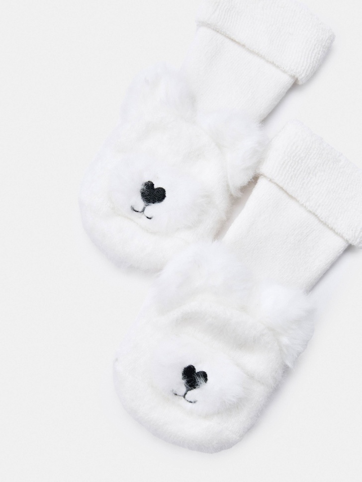 носки с декором для малышей от бренда sela вид слева