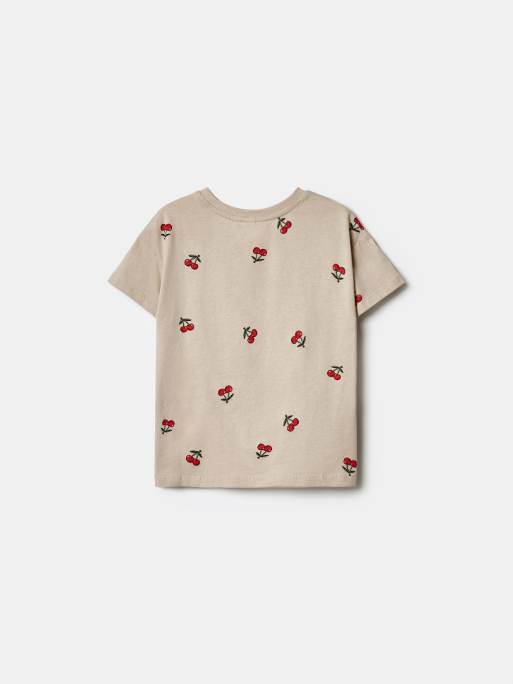 футболка с принтом для девочек от бренда sela вид слева