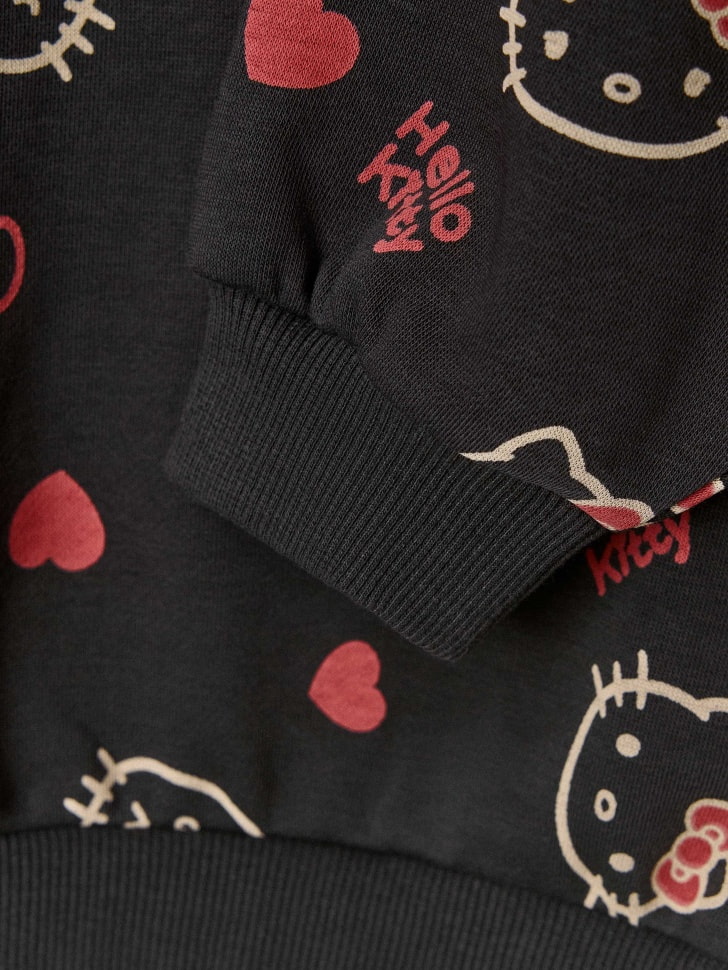 Свитшот с принтом Hello Kitty для девочек. Фото №6