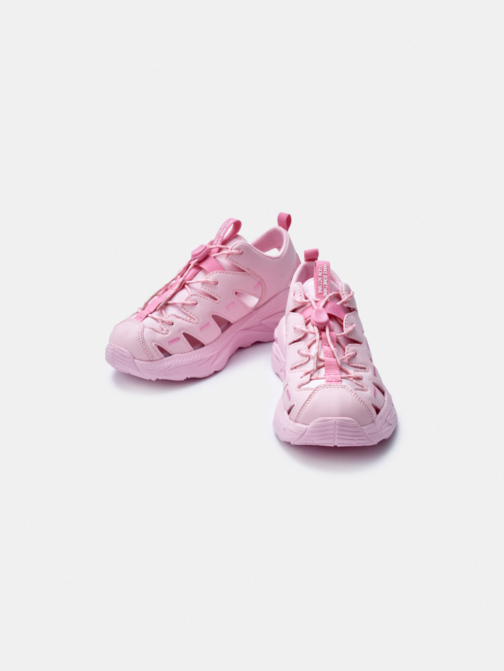 сандалии в спортивном стиле для девочек спортивного стиля с лицевой стороны