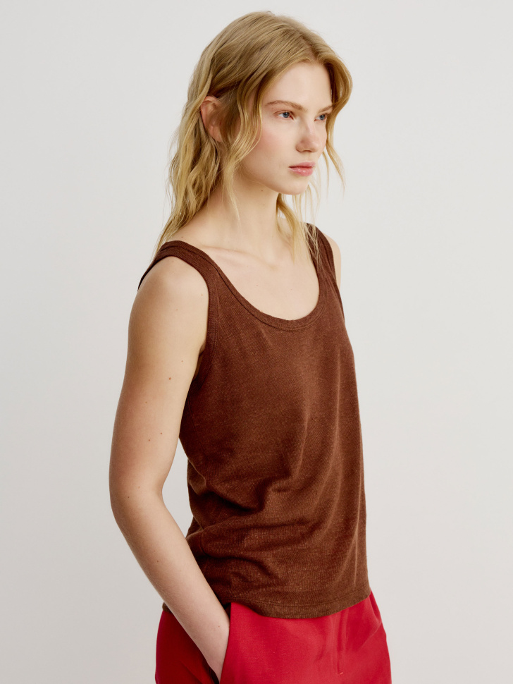 топ из льна по цене 2599 руб вид справа