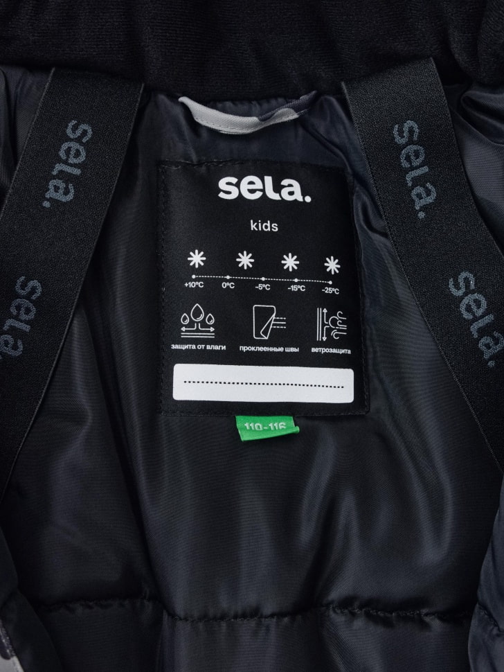 Зимний комбинезон seladrytex® с внутренними лямками для девочек. Фото №7