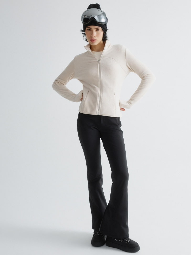 флисовая толстовка из горнолыжной коллекции от бренда sela вид слева