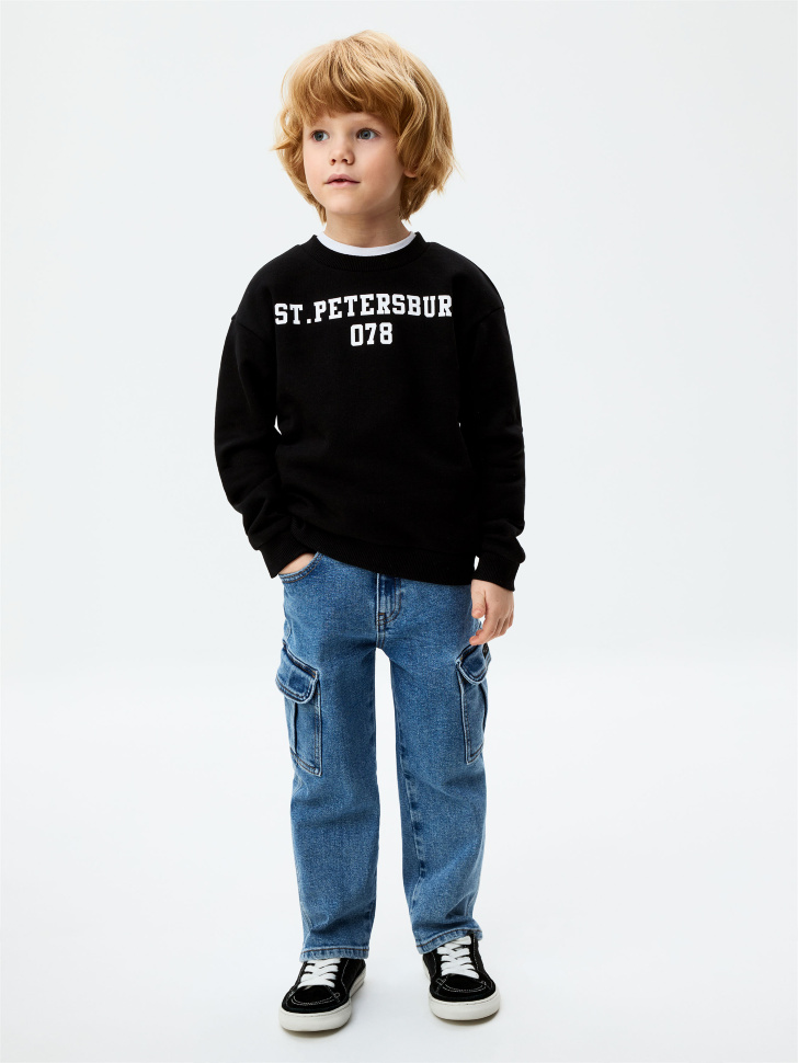 

Джинсы Cargo с карманами для мальчиков