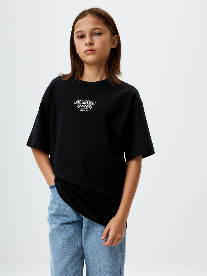 

Футболка с принтом для мальчиков