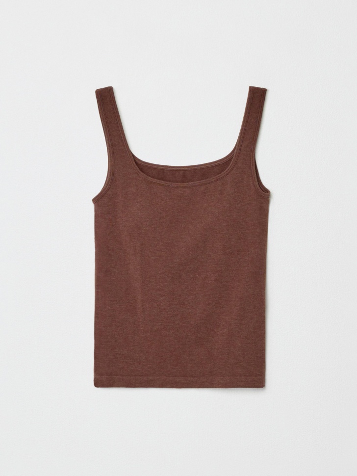Бельевой топ SELA, коричневый, арт. 33564