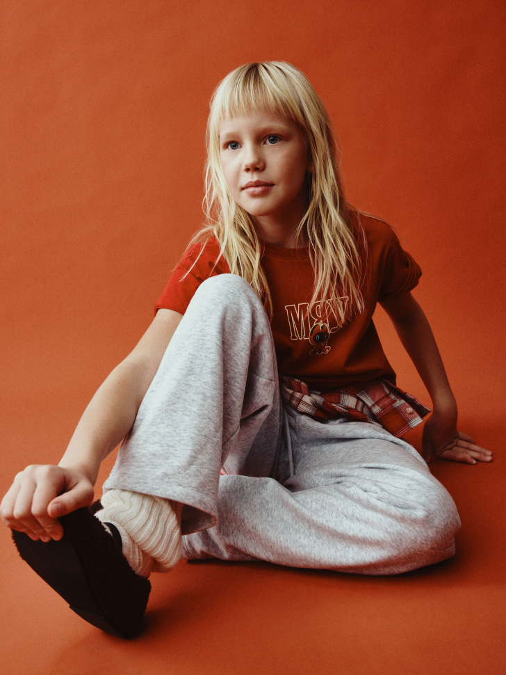 SELA Трикотажные брюки для девочек, арт. 33947