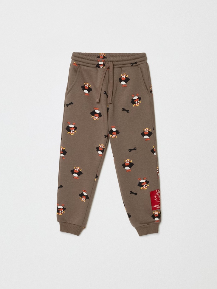 джоггеры для мальчиков с принтом  x смешарики 4610517192363 фотография