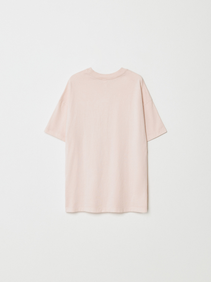 футболка оверсайз с принтом для девочек 4680798535692 по акции