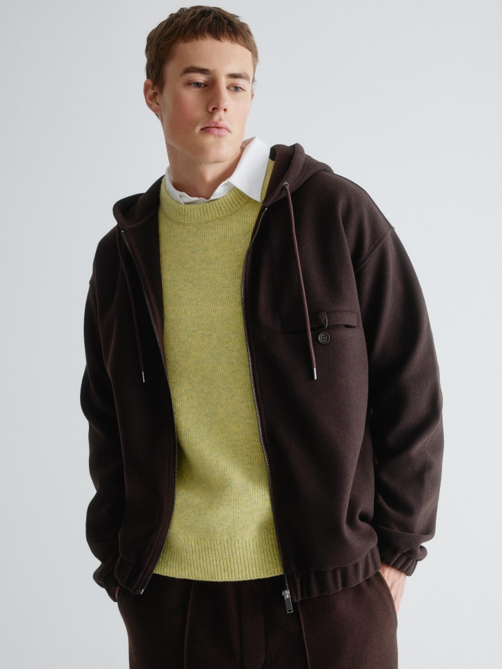 толстовка оверсайз на молнии 4610517244130 фотография