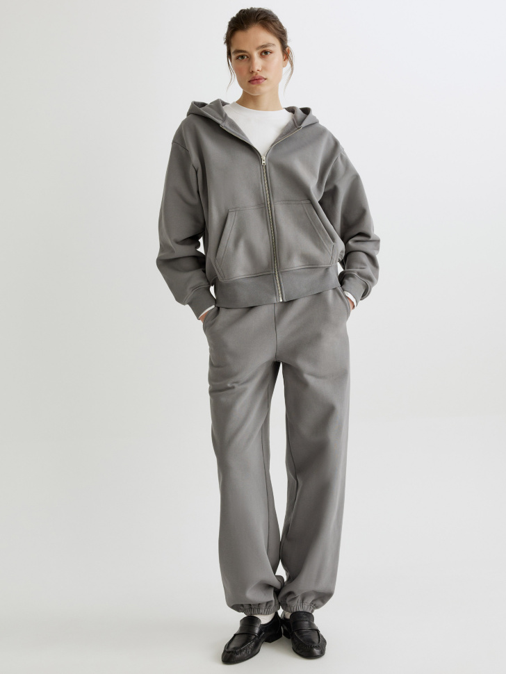 лонгслив из интерлока от бренда sela вид слева