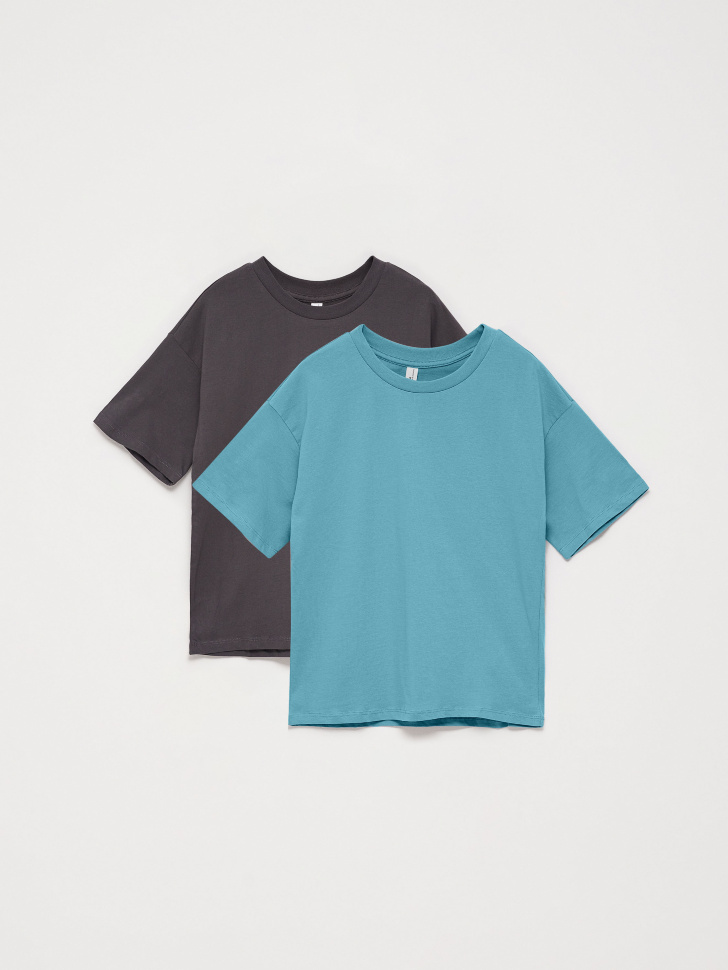 Набор из 2 футболок для мальчиков (зеленый, 152)