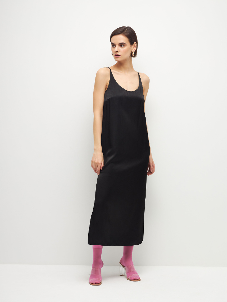платье женское (черный, XS) от Sela