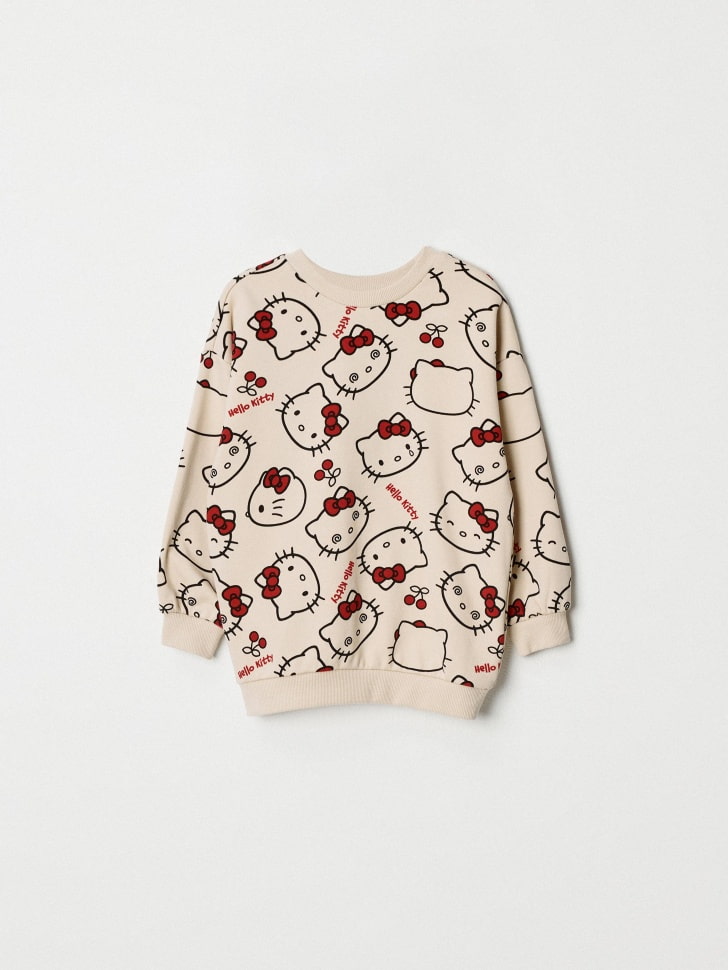 Свитшот с принтом Hello Kitty для девочек. Фото №5