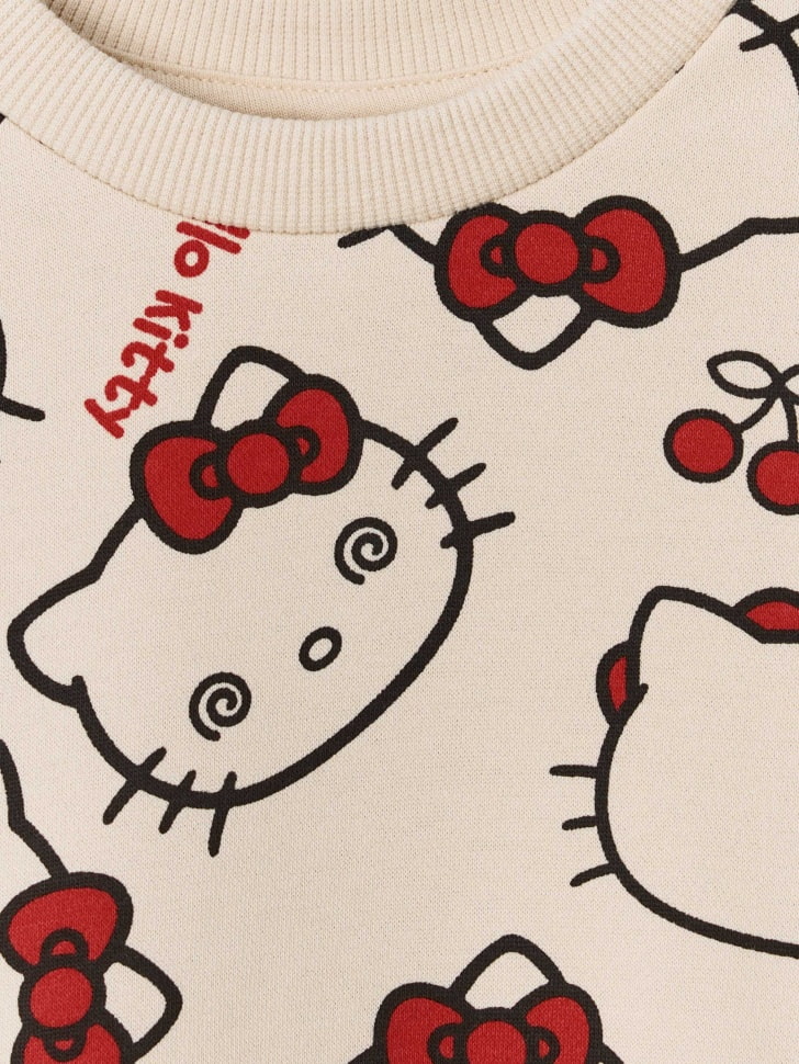 Свитшот с принтом Hello Kitty для девочек. Фото №6