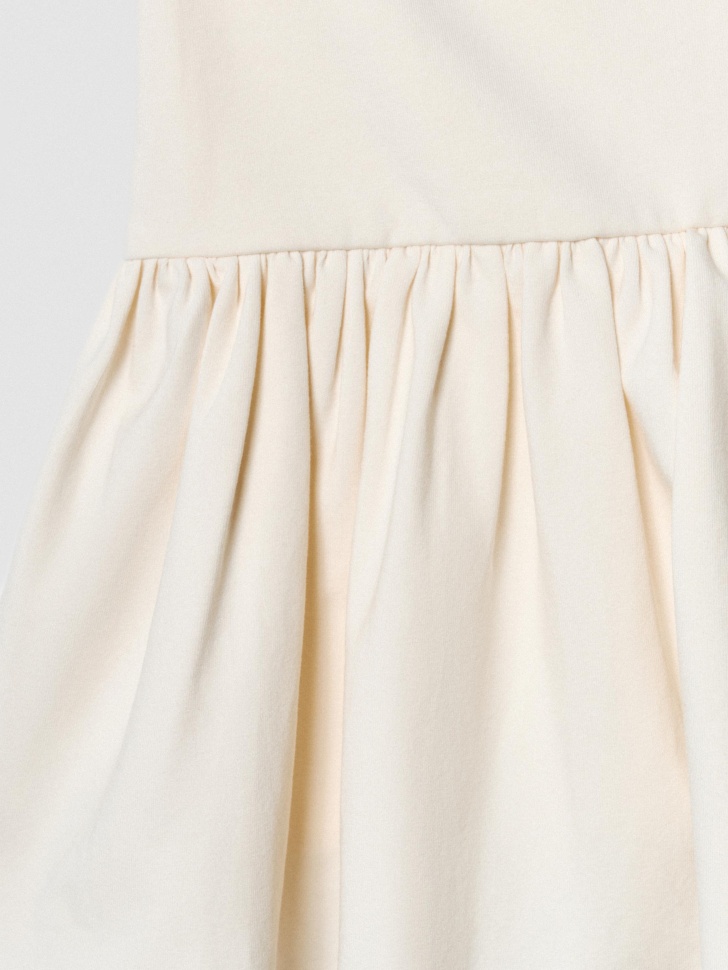 трикотажная юбка-шорты с широким отворотом для девочек по цене 1799 руб вид справа