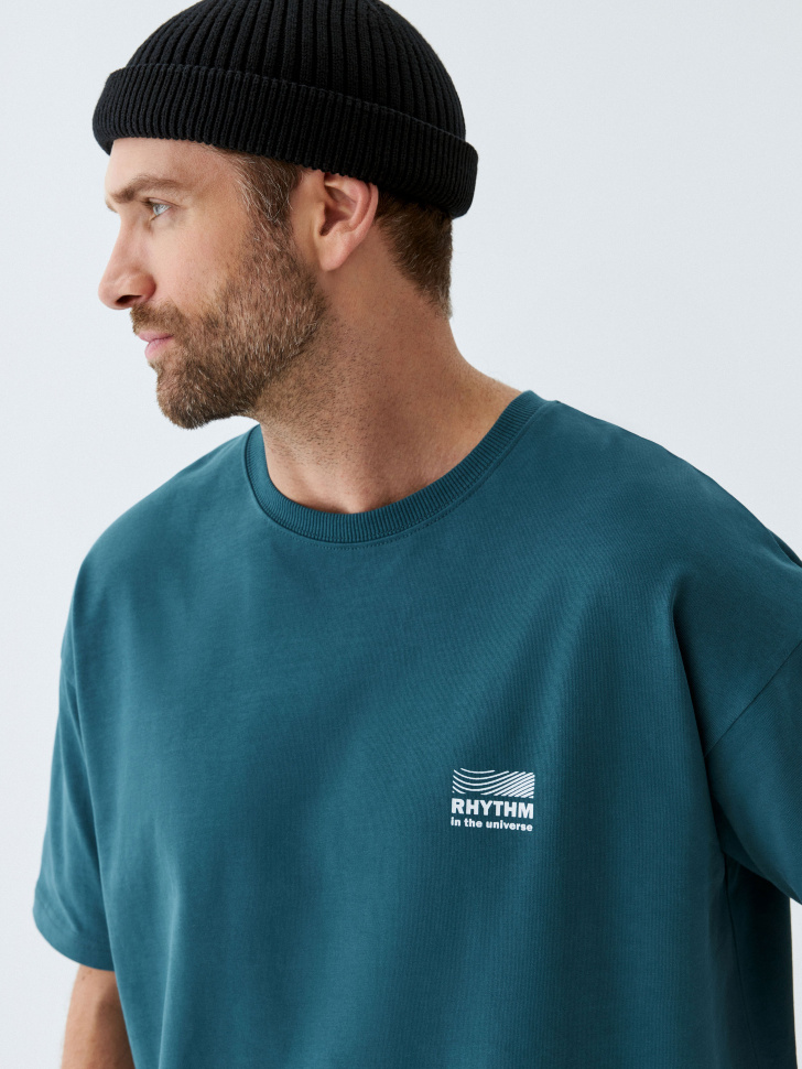 

Футболка OVERSIZE FIT с принтом, 4802110215