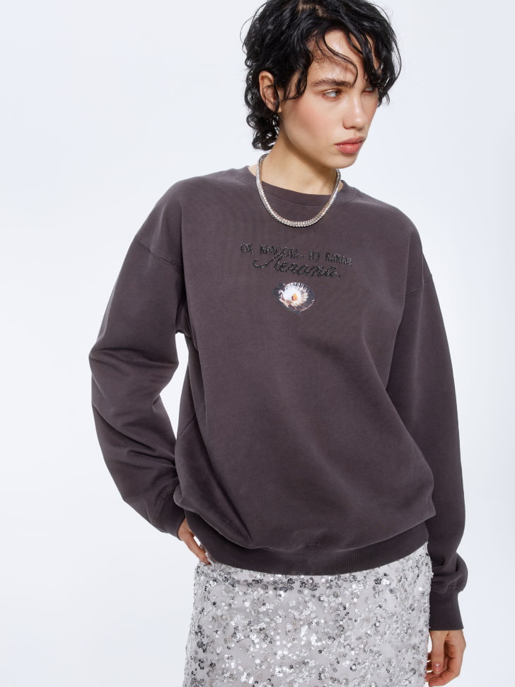 

Свитшот оверсайз из коллекции SELA x Мосфильм, SL5812010401