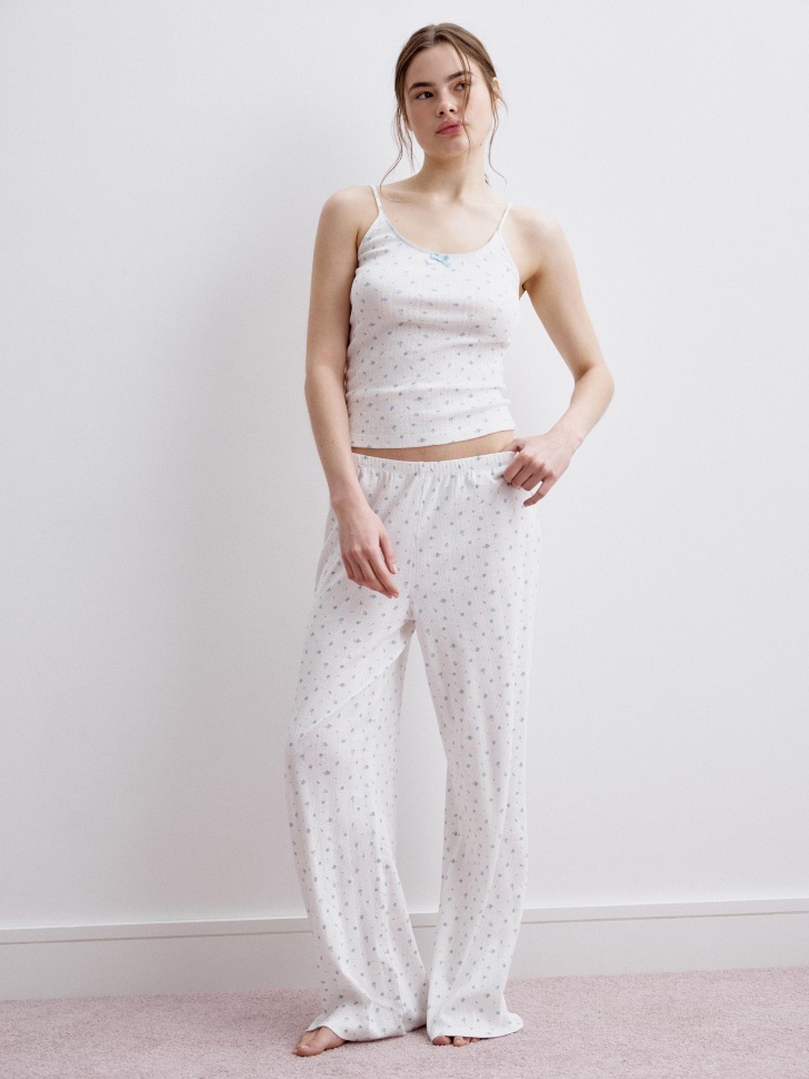 домашний топ из трикотажа с рельефным узором 4610517329936 в интернет магазине