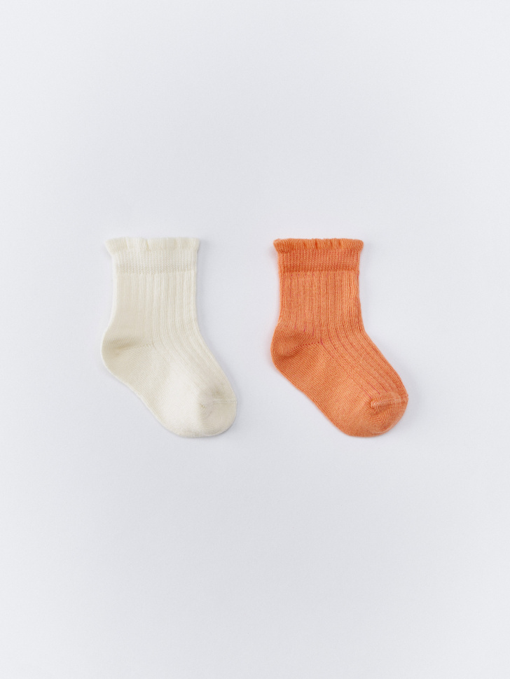 Набор носков SELA для малышей (2 пары), разноцветный, арт. 34830