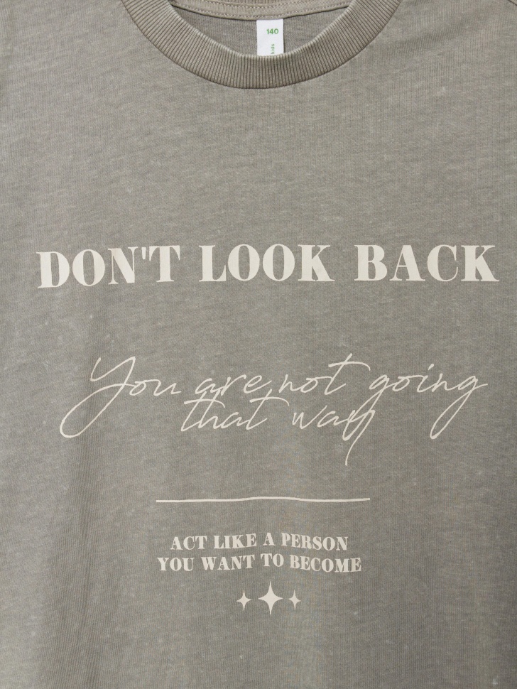 футболка оверсайз с принтом для девочек 4680798535791 в интернет магазине