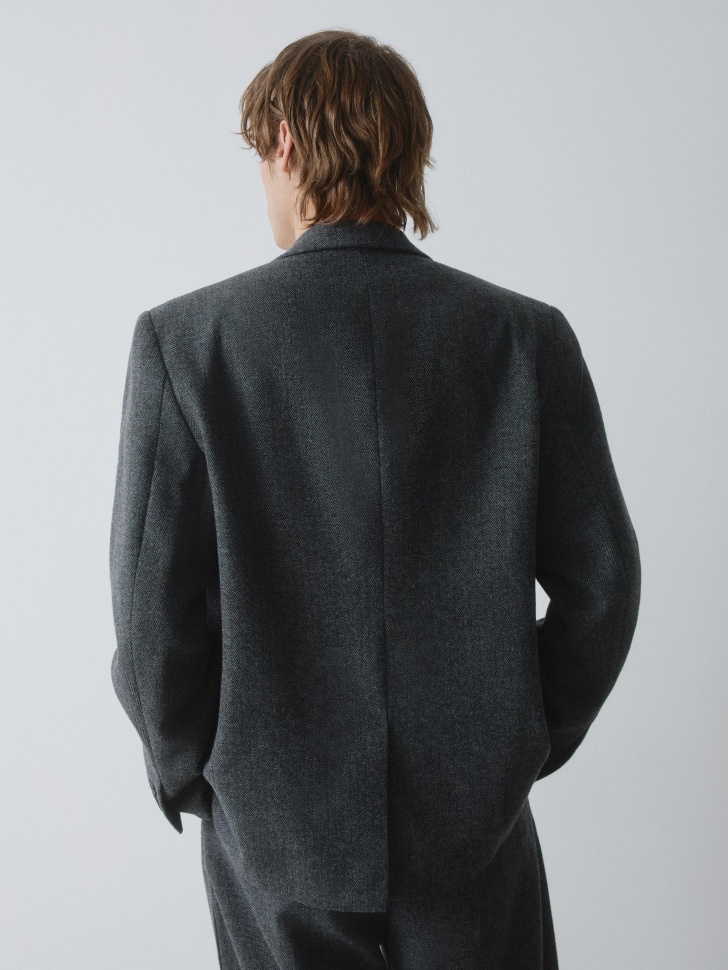 костюмный пиджак из смесовой шерсти 4610517319470 с промокодом