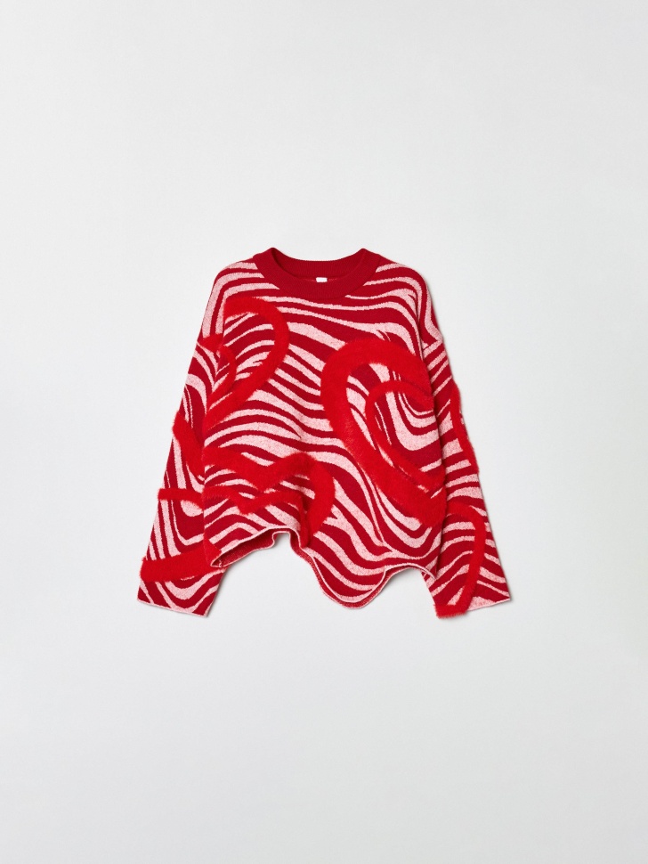 жаккардовый джемпер для девочек 4610517513694 фотография