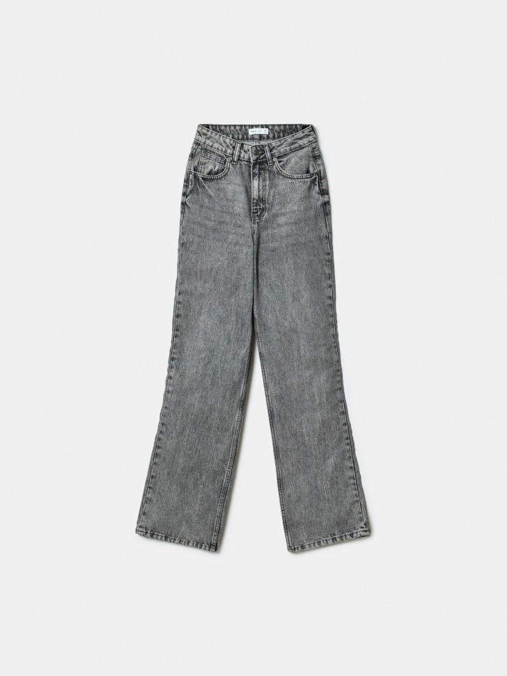 Широкие джинсы Sela 411, серый, арт. 43943