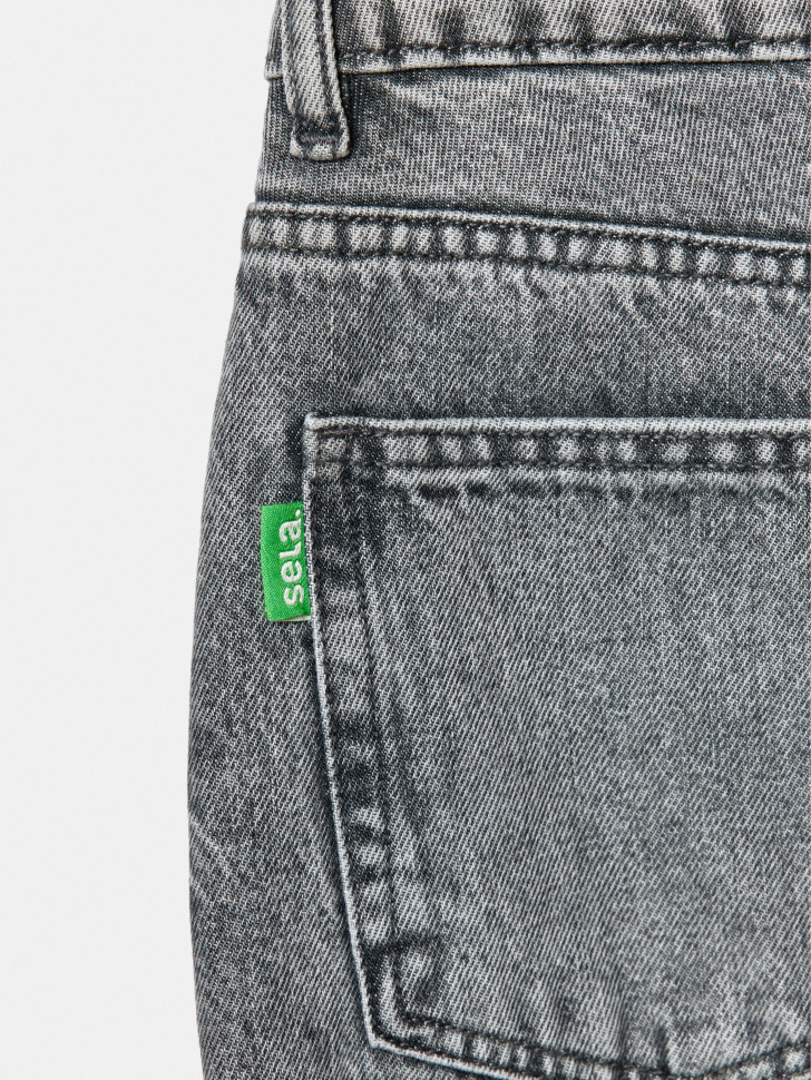 широкие джинсы 411 на высокий рост из органического хлопка по цене 2599 руб вид справа