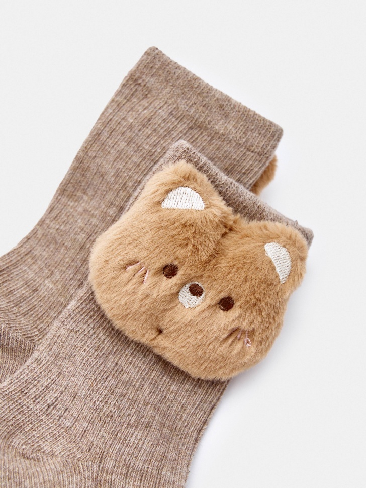 гольфы с аппликацией для малышей от бренда sela вид слева