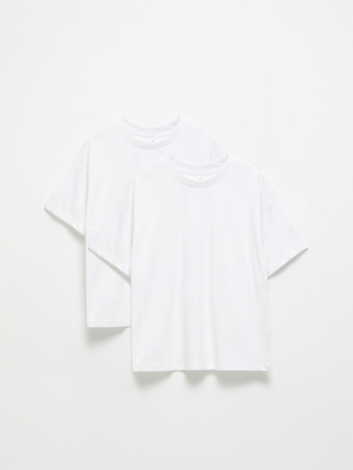 Набор из 2 футболок для мальчиков (белый, 152)