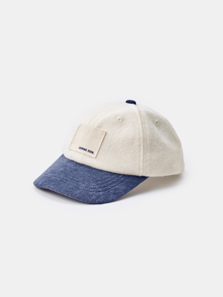 Бейсболка SELA махровая детская с патчем, разноцветный, арт. 41849