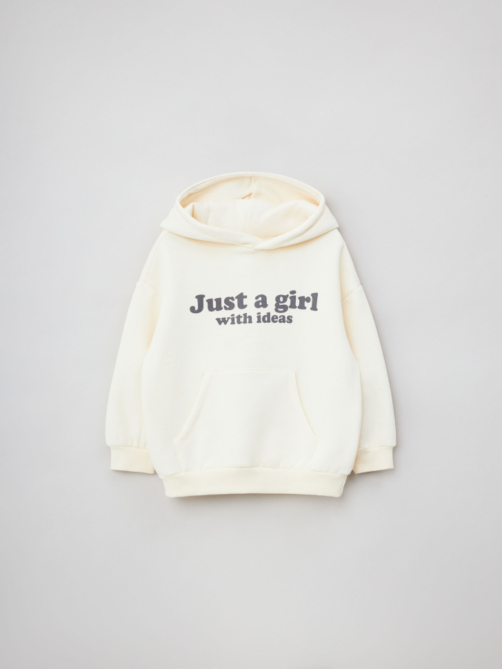 

Худи оверсайз с принтом для девочек