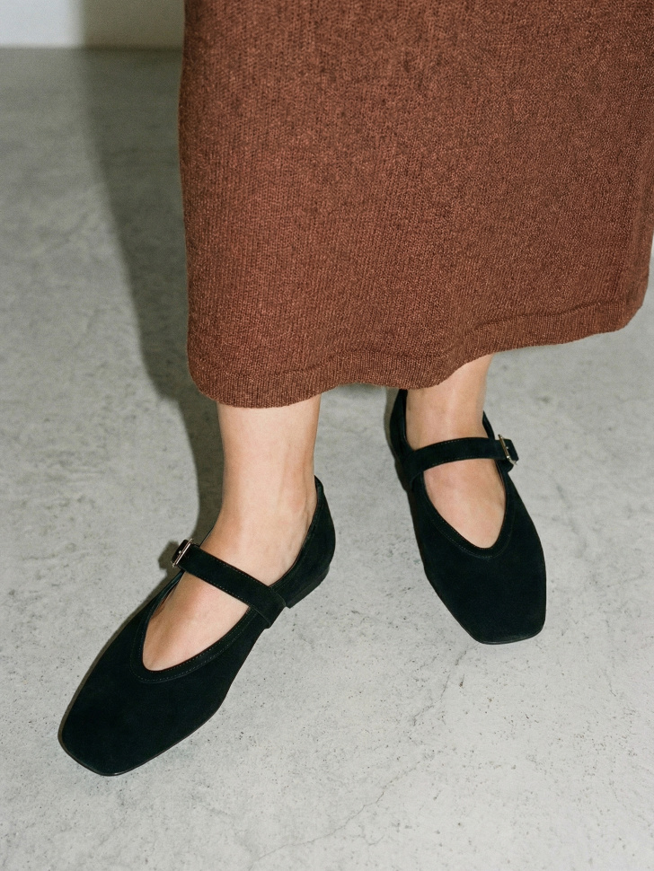 балетки из натуральной замши 4640611175399 фотография