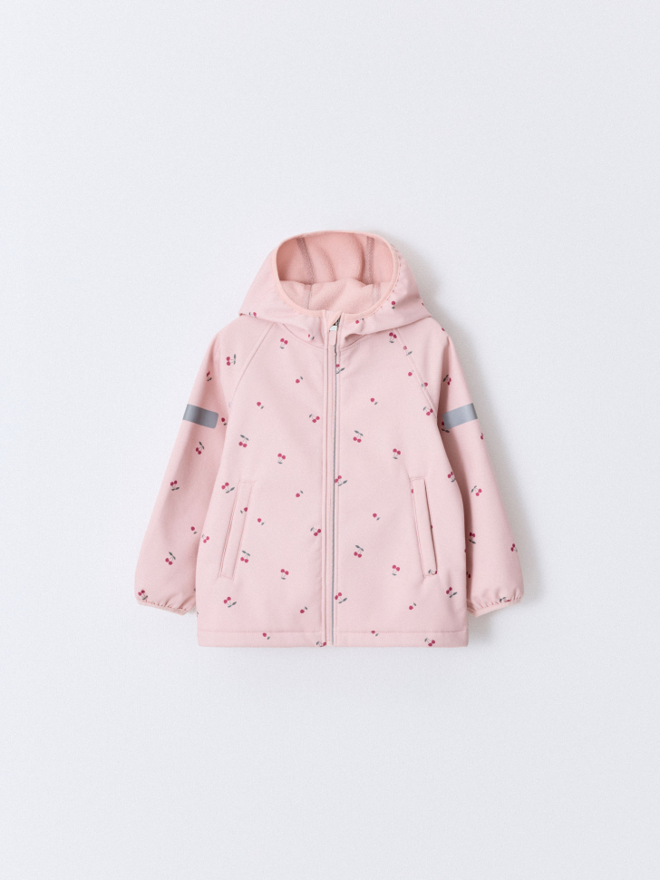 

Ветровка Softshell на флисе для девочек