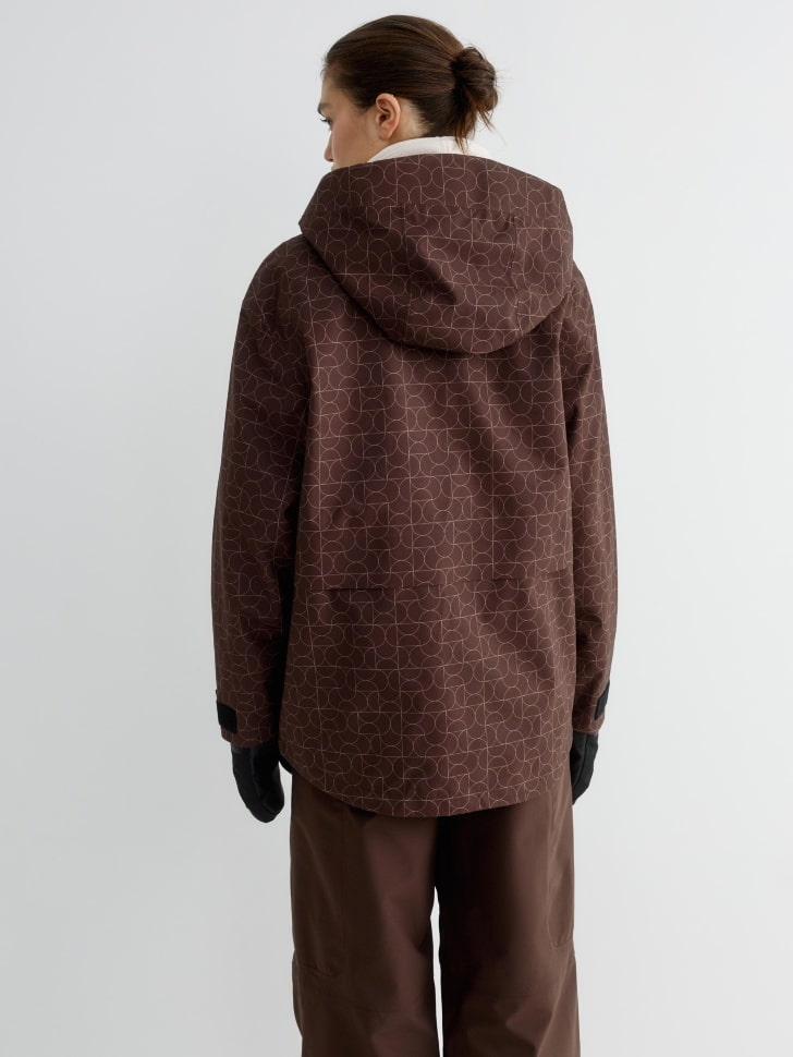 горнолыжная куртка из технологичной мембраны с лямками 4610517111302 по низкой цене