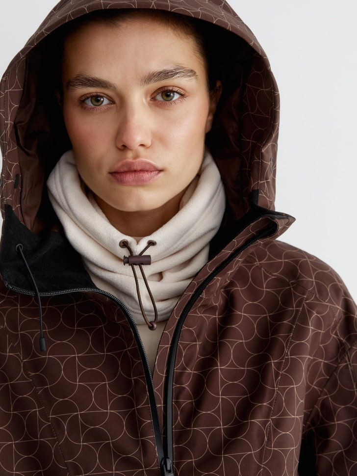 горнолыжная куртка из технологичной мембраны с лямками 4610517111302 оригинал