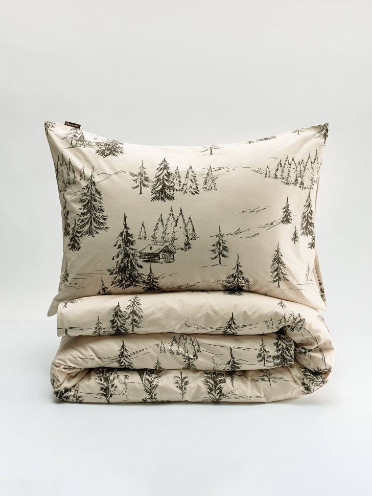 

Комплект постельного белья без простыни 1,5 спальный 140х200 см, SL5811226214