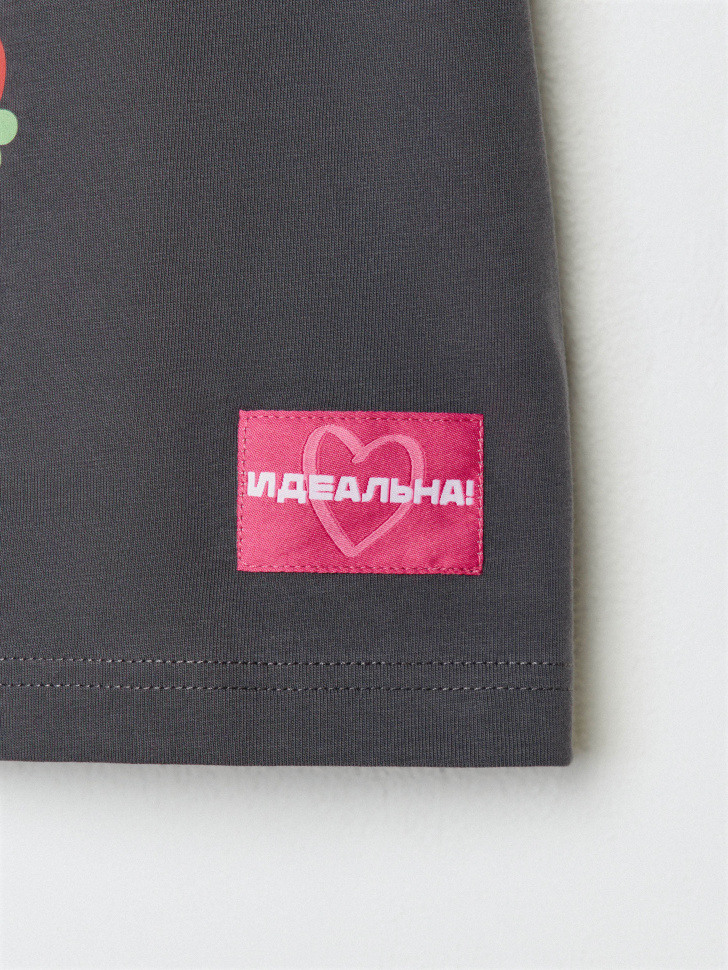 футболка оверсайз для девочек с принтом  x смешарики 4610517083302 с промокодом